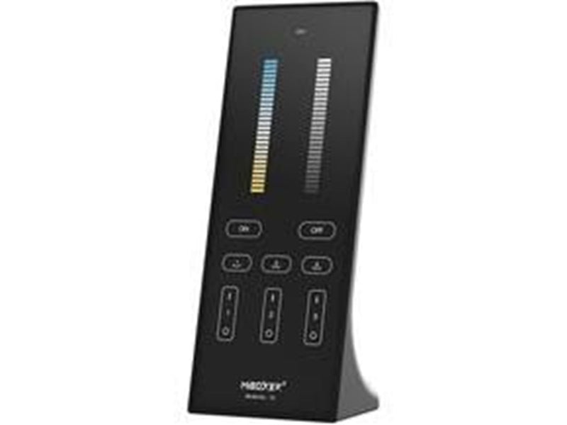 Miboxer Fjernbetjening - Sort - CCT - 3 Zoner - 2.4GHz RF