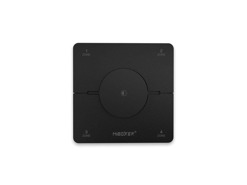Miboxer Fjernbetjening - Sort - CCT - 4 Zoner - 2.4GHz RF