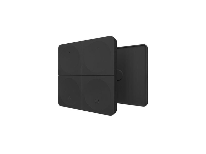 Miboxer Fjernbetjening - Trådløs Panel - Sort - 4 Zoner - 2.4GHz RF