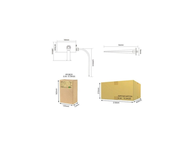 Miboxer Have Lampe - 12W - RGB-CCT - Zigbee 3.0