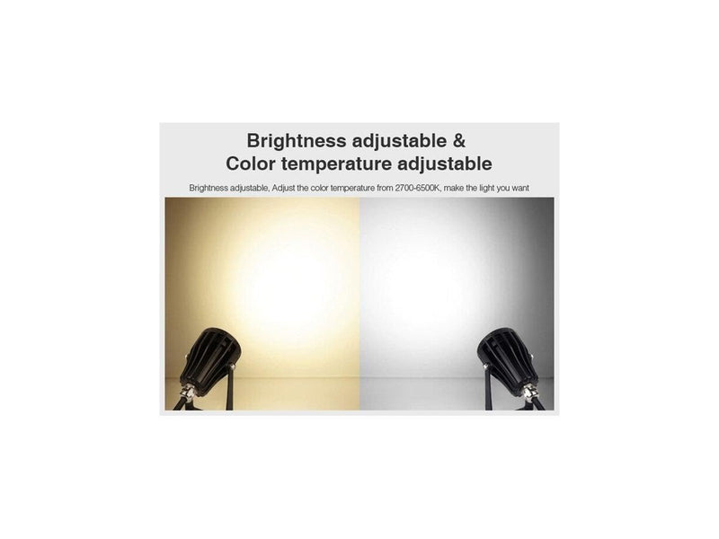 Miboxer Have Lampe - 6W - RGB-CCT - Sæt 3 stk - WiFi - 2.4GHz RF