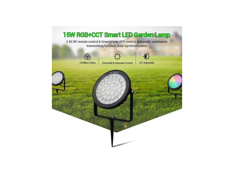 Miboxer Havelampe - 15W - RGB-CCT - WiFi - IP65