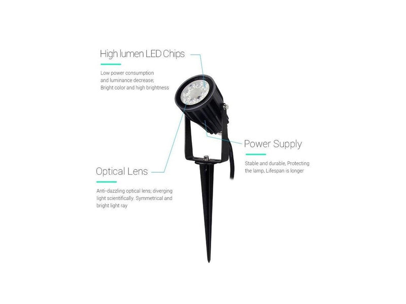 Miboxer Havelampe - 6W - RGB-CCT - WiFi - IP65