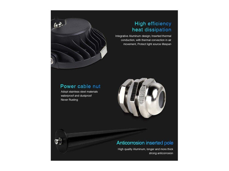 Miboxer Havelampe - 9W - RGB-CCT - WiFi - IP65 - 24V