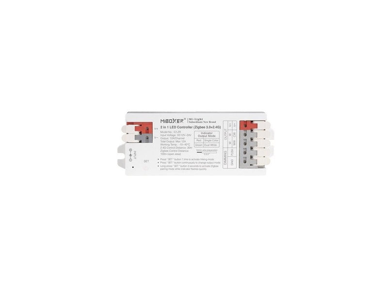 Miboxer LED Controller - 2-in-1 - CCT - DC12/24V - Zigbee 3.0