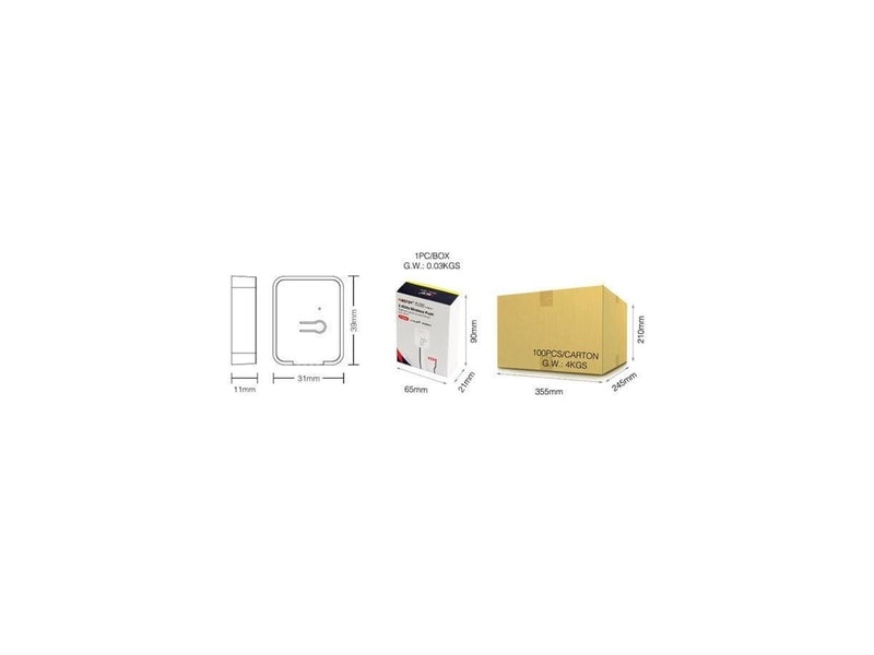 Miboxer LED Controller - 2.4GHz RF (PUSH2-3)