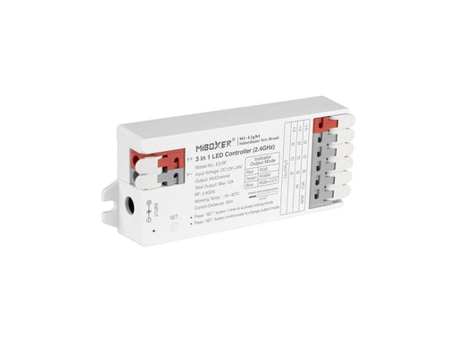 Miboxer LED Controller - 3-in-1 - RGB-CCT - DC12/24V - 2.4GHz RF - 12A