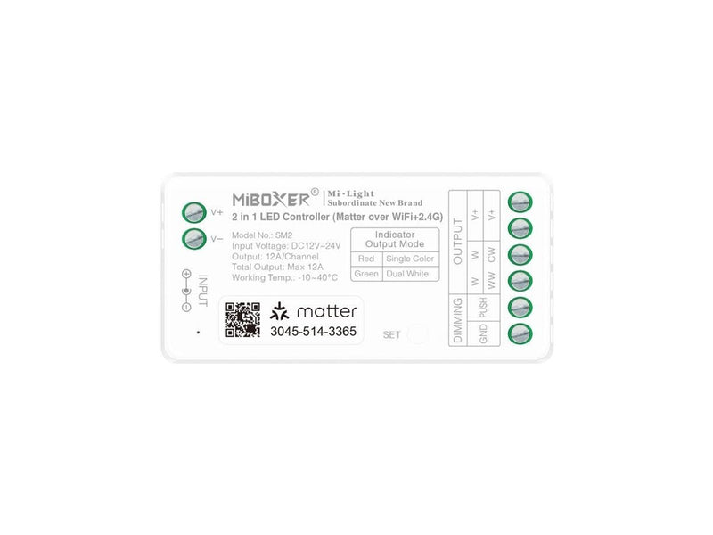 Miboxer LED Controller - CCT - WiFi 2.4GHz RF - 12V