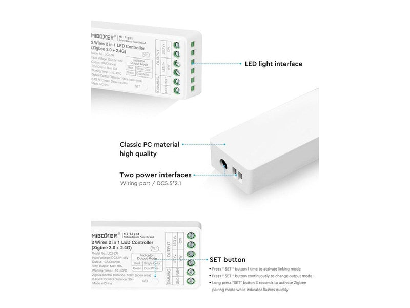 Miboxer LED Controller - CCT - Zigbee 3.0