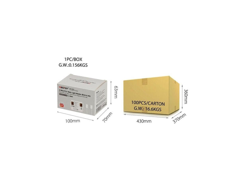 Miboxer LED Controller - DC12/24V - 2.4GHz RF (BS64)