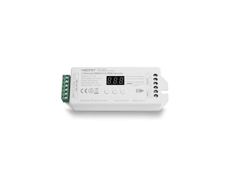 Miboxer LED Controller - DC12/24V - DMX512 (D1-CX)