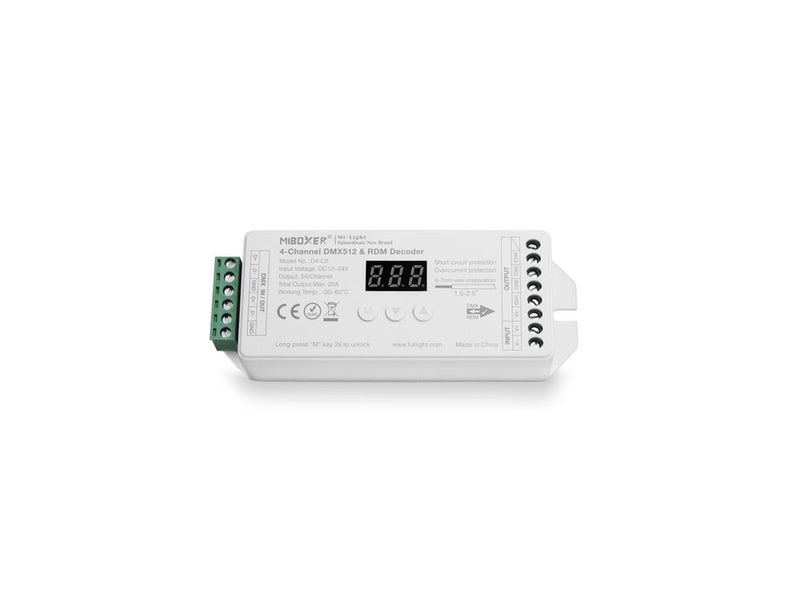Miboxer LED Controller - DC12/24V - DMX512 (D4-CX)