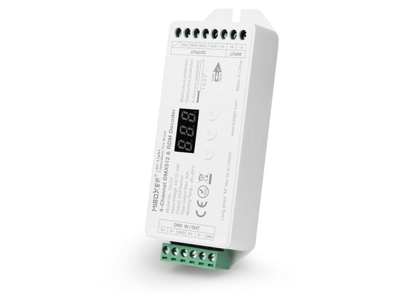 Miboxer LED Controller - DC12/24V - DMX512 (D4-CX)