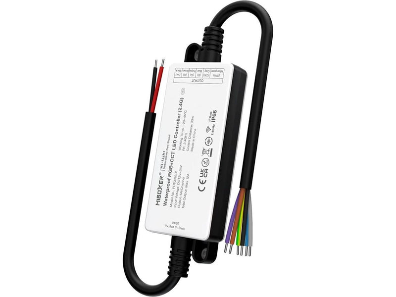 Miboxer LED Controller - RGB-CCT - DC12/24V - 2.4GHz RF - 12A