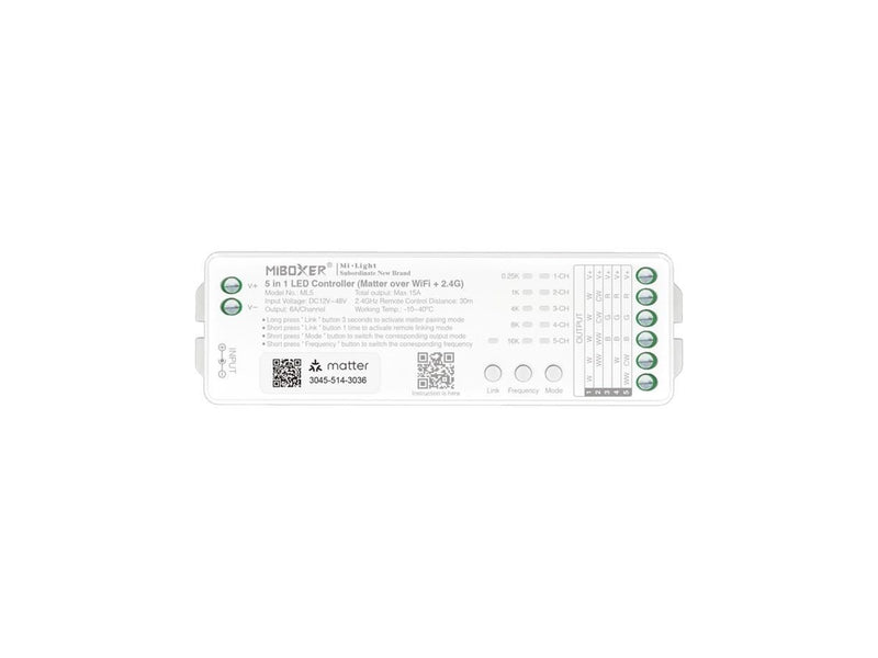Miboxer LED Controller - RGB-CCT - WiFi 2.4GHz RF - 12V