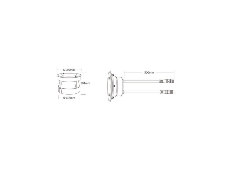 Miboxer LED DMX512 RGB-W under ground - DMX512 (UG4-09A-XL)
