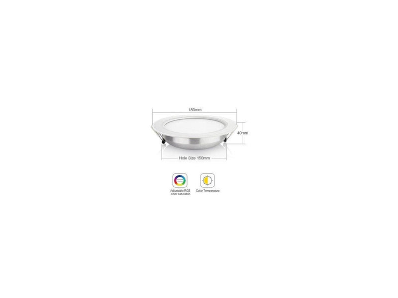 Miboxer LED Panel Rund - 12W - RGB-CCT - WiFi