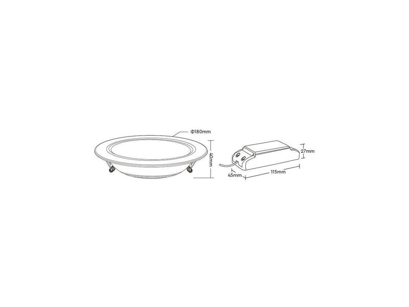 Miboxer LED Panel - Rund - 12W - RGB-CCT - WiFi
