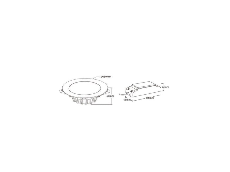 Miboxer LED Panel Rund - 18W - RGB-CCT - WiFi