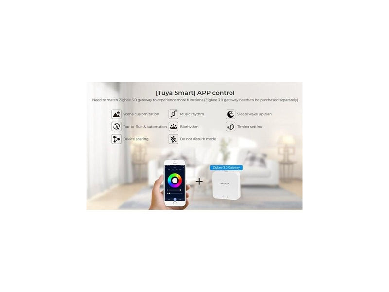 Miboxer LED Panel - Rund - 6W - RGB-CCT - Zigbee 3.0