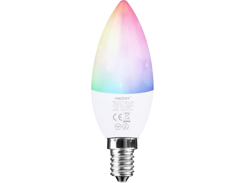 Miboxer LED Pære E14 - 6W - RGB-CCT - 550lm - 2.4GHz RF