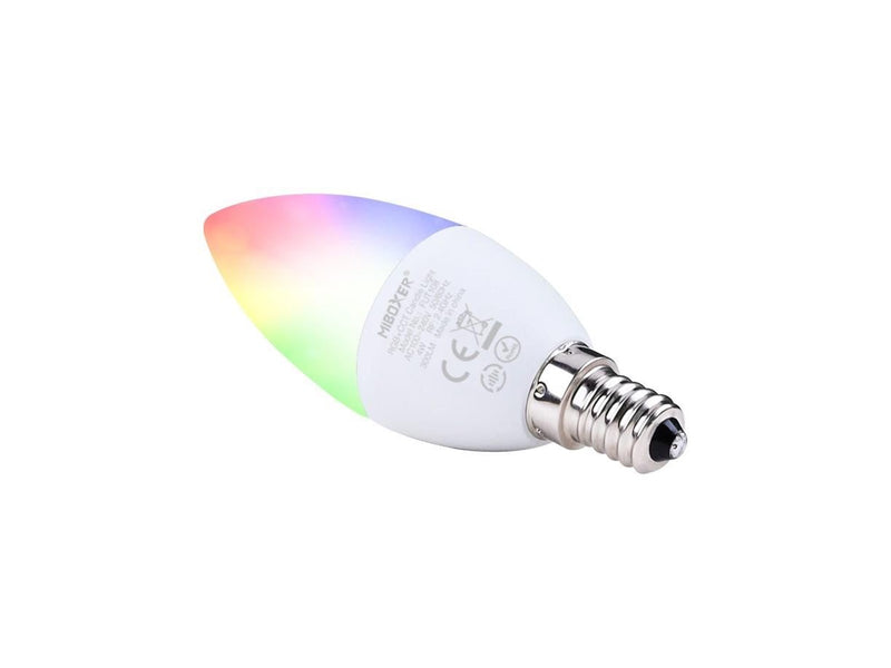 Miboxer LED Pære E14 - 6W - RGB-CCT - 550lm - 2.4GHz RF