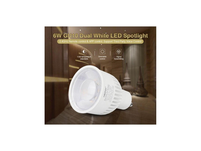 Miboxer LED Pære GU10 - 6W - CCT - 580lm - 2.4GHz RF