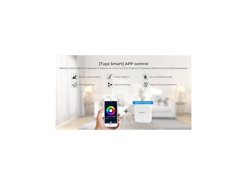 Miboxer LED Projektør - 24W - RGB-CCT - 48V - Zigbee 3.0