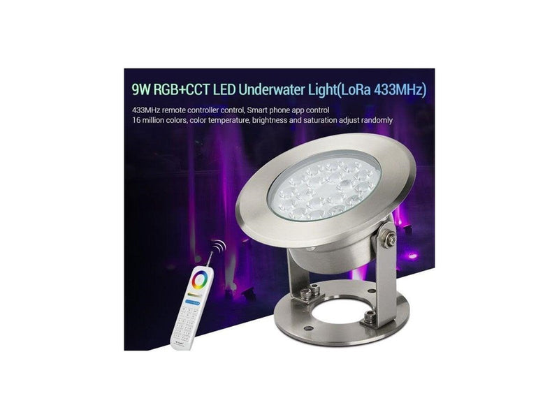 Miboxer Pool Lampe - 9W - RGB-CCT - LoRa 433MHz - IP68