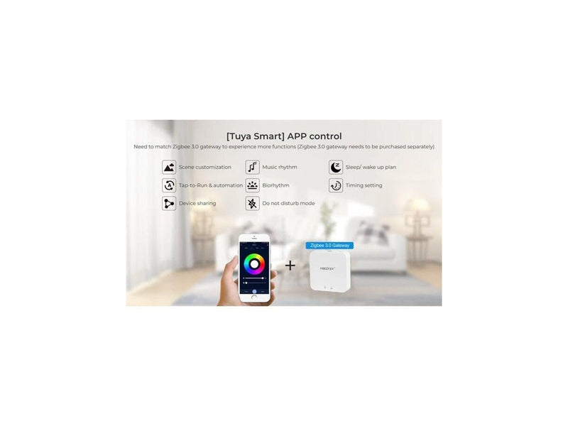 Miboxer Square Wall Light 12W RGB+CCT - Zigbee 3.0