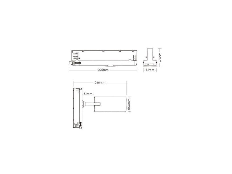 Miboxer Track Spot - 30W - RGB-CCT - 36° - Zigbee 3.0 (TS5-30B-ZR)