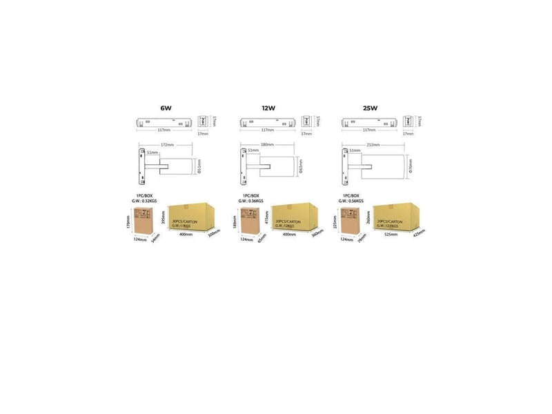 Miboxer Track Spot - 48V - 6W - RGB-CCT - 30° - Zigbee 3.0