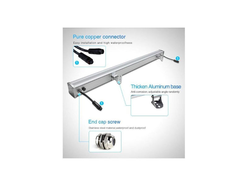Miboxer Wall Washer - 24W - RGB-CCT - IP66 - 24V