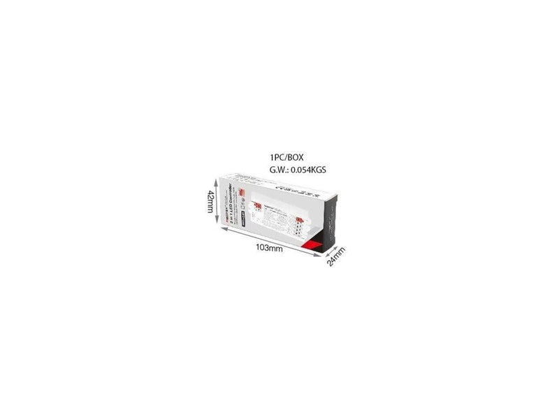 Miboxer WiFi Controller - 2-in-1 - CCT - DC12/24V - WiFi - 2.4GHz RF - 12A