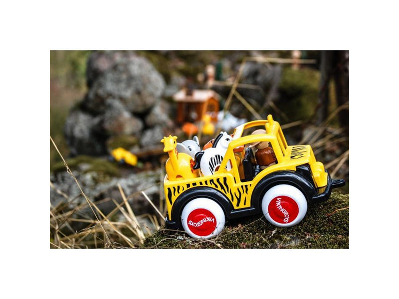 Micki Leksaker Viking Toys Safari - Jumbo Safari truck with guide and animals
