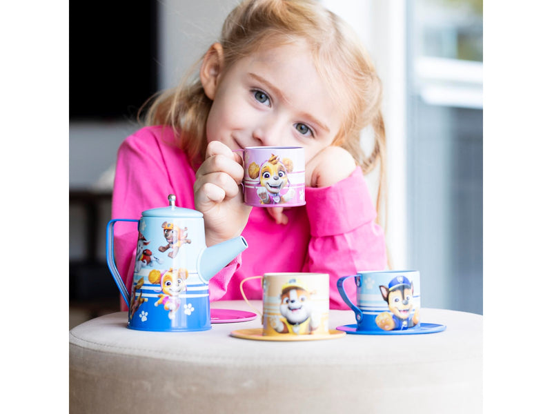 Micki Paw Patrol Tesæt m/4 kopper 4 tallerkner tekande