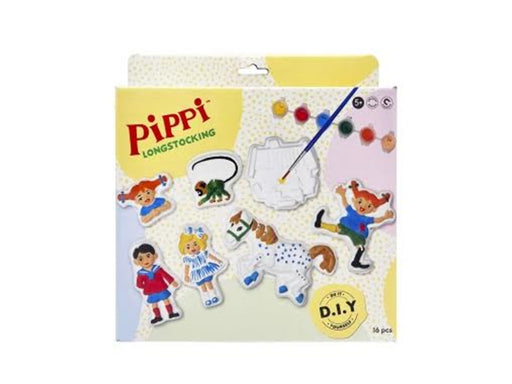 Micki PippiI 7 magnet gips figurer 16 dele