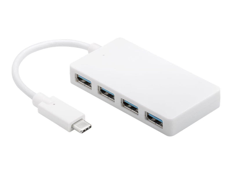 MicroConnect Connect - hub - 4 ports USB-Hubs - USB 3.2 - 4 - Weiß