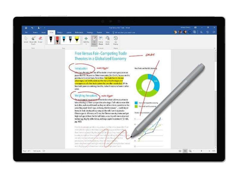 Microsoft Surface Pen V4 - Platinum - Stylus (Silber)