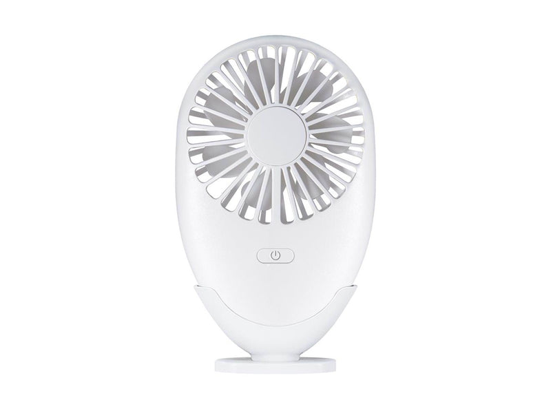 Mikamax Tragbarer Handventilator – Wiederaufladbare Batterie – 2 Geschwindigkeiten