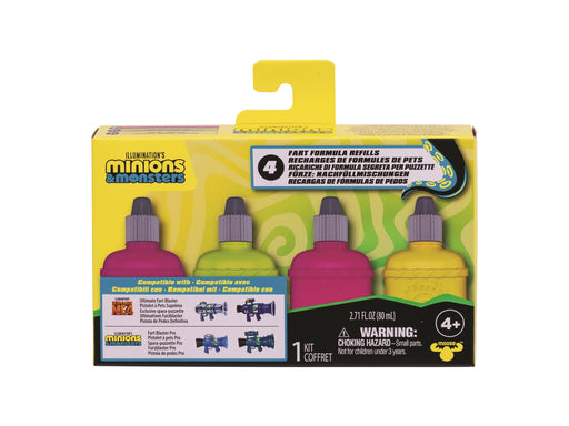 Minions & Monster Supreme Fart Blaster Refill 4 pack
