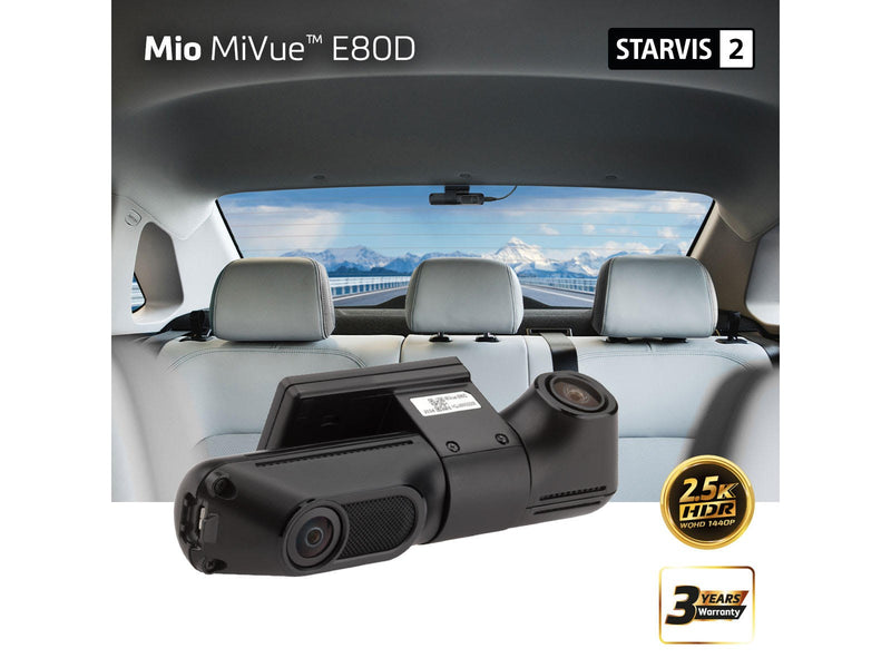 Mio MiVue E80D Rear and Cabin Camera