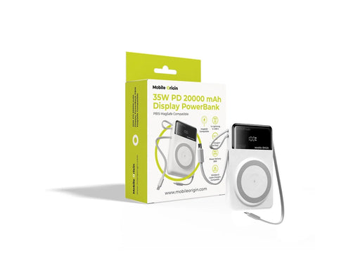 Mobile Origin 35W PD 20000mAh Display PowerBank PB15 MagSafe Compatible - 20000 mAh