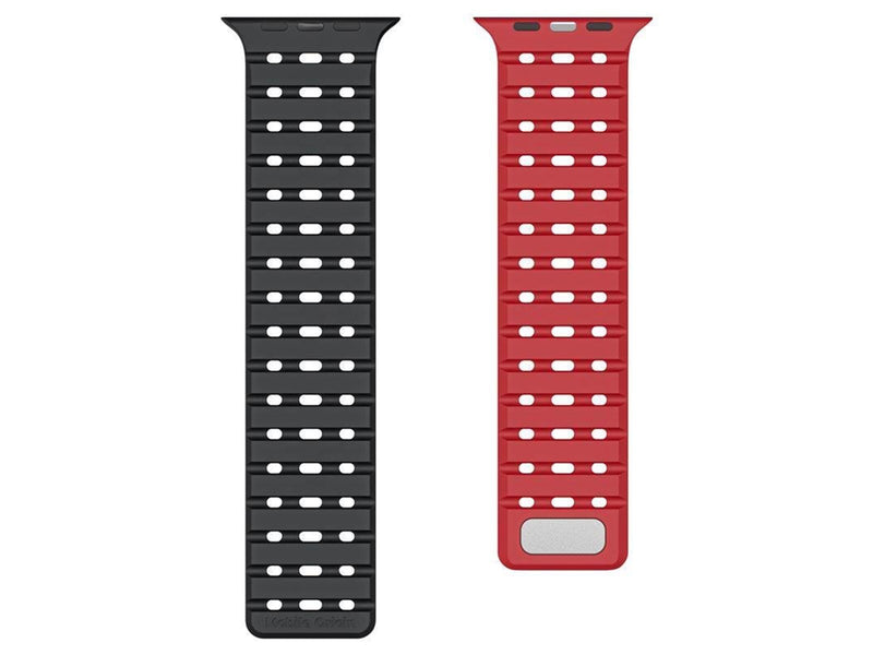 Mobile Origin Magnetic Strap - black/red - Apple Watch 49mm/46mm/45mm/44mm