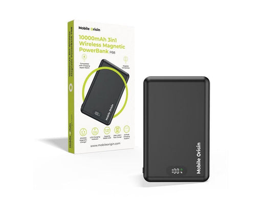 Mobile Origin PowerBank 10000mAh 3in1 Wireless Magnetic PowerBank PB8 - 10000 mAh