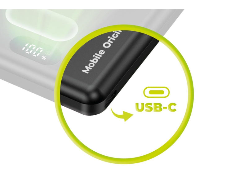 Mobile Origin PowerBank 10000mAh 3in1 Wireless Magnetic PowerBank PB8 - 10000 mAh