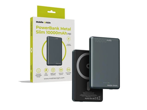 Mobile Origin PowerBank Metal Slim 10000mAh PB1 - 10000 mAh