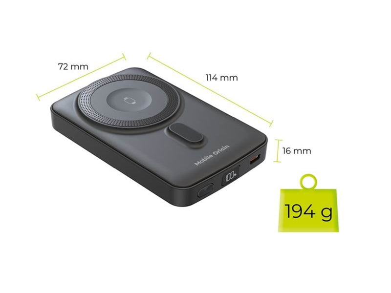 Mobile Origin Wireless Magnetic PowerBank 10000mAh PB9 - 10000 mAh