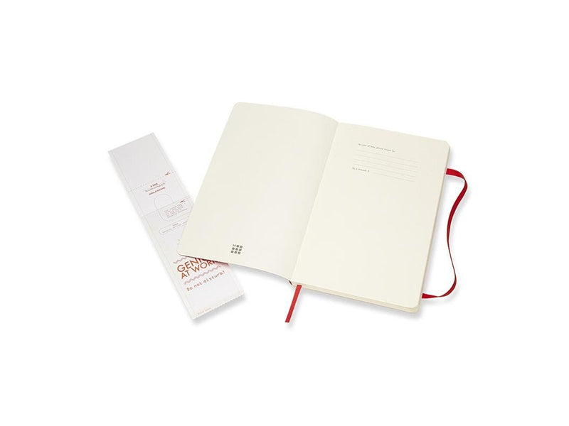 Moleskine Classic Soft Blank Large Rød