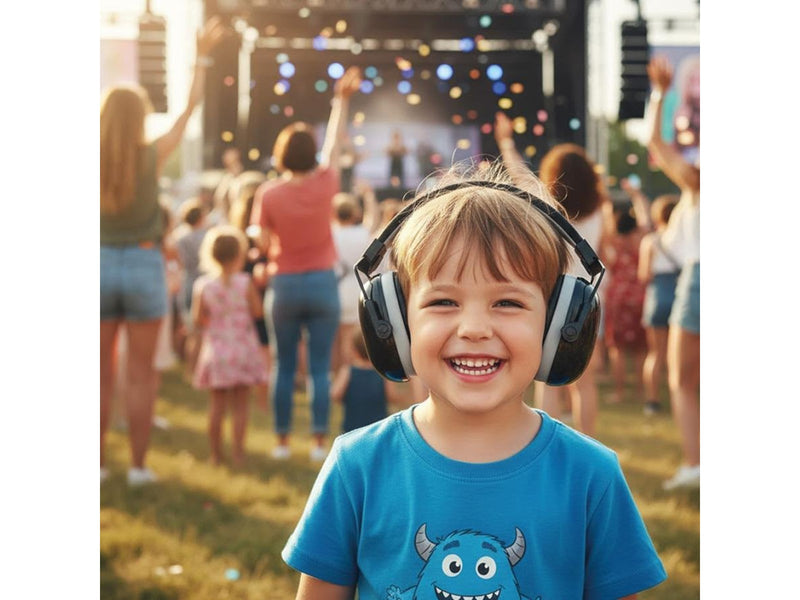 Momini Milo - Kids Noise-Reducing Earmuffs - Black
